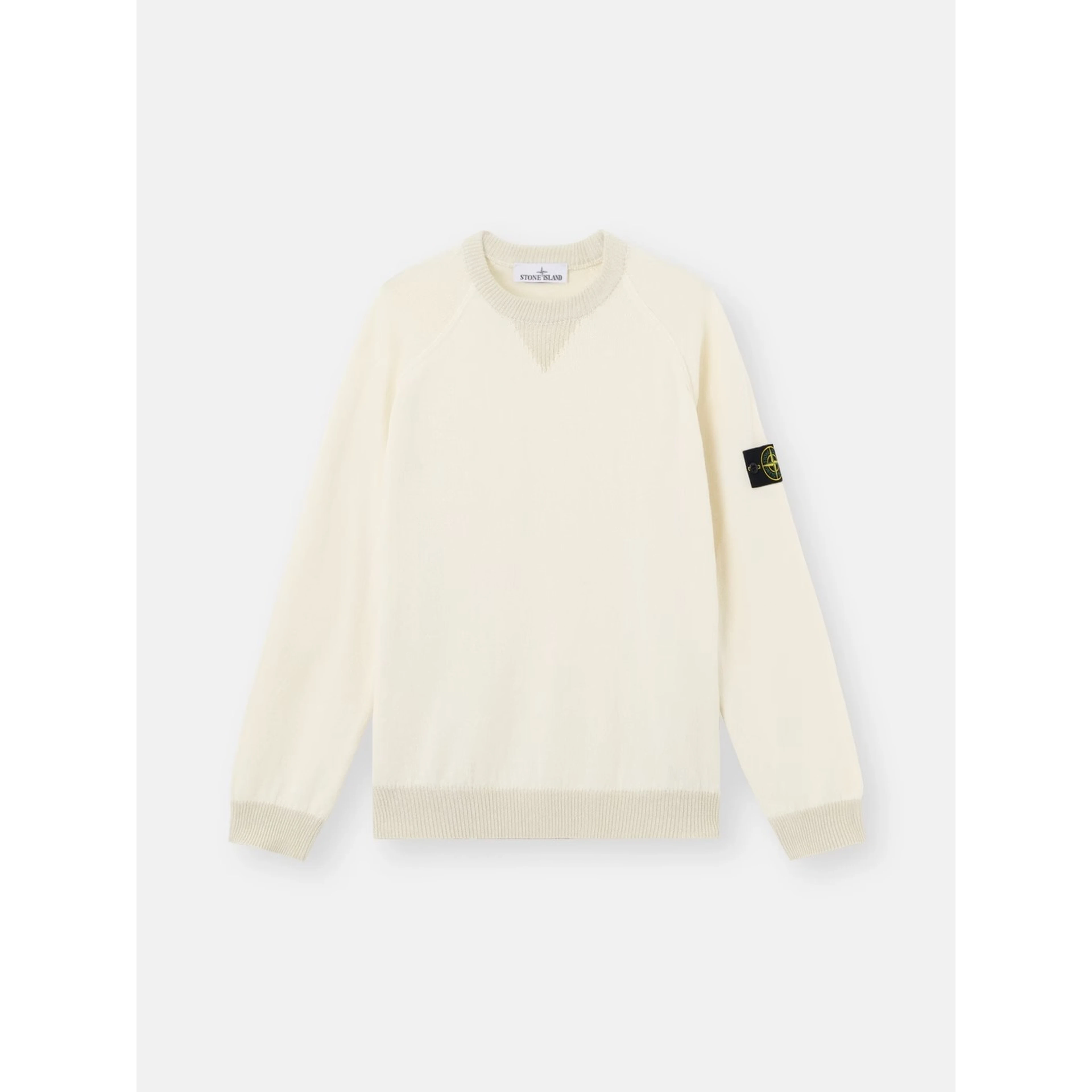 Organic cotton crewneck knitwear