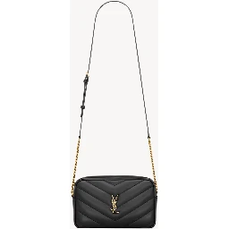 "Loulou" small matelassé crossbody bag