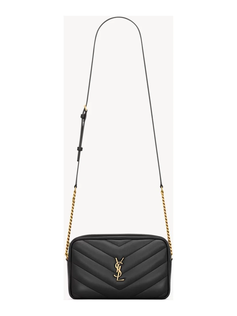 "Loulou" small matelassé crossbody bag