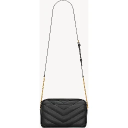 "Loulou" small matelassé crossbody bag
