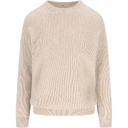 Cashmere crewneck knitwear