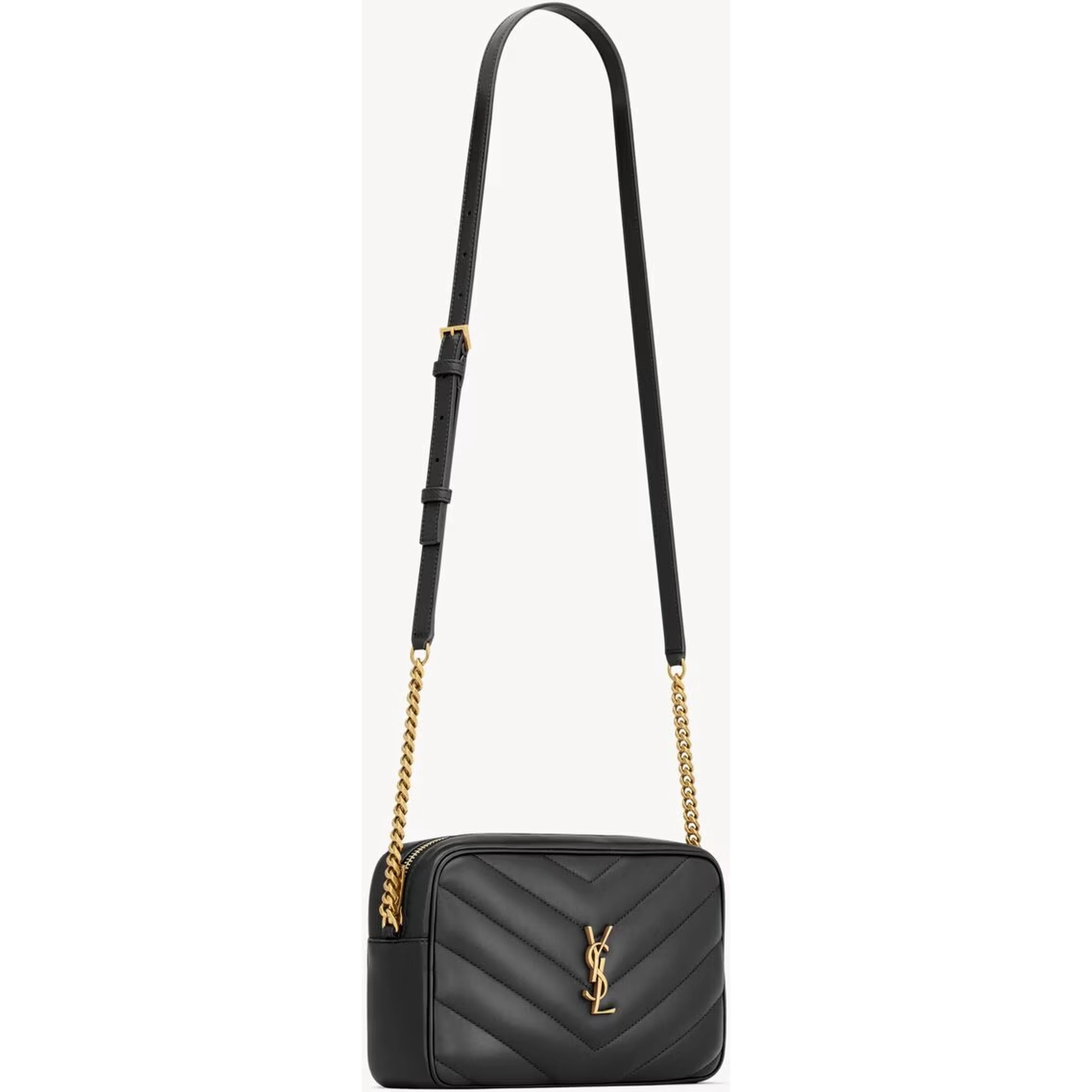 "Loulou" small matelassé crossbody bag