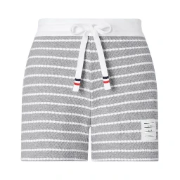 Cotton striped shorts