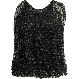 Sleeveless top with sequins