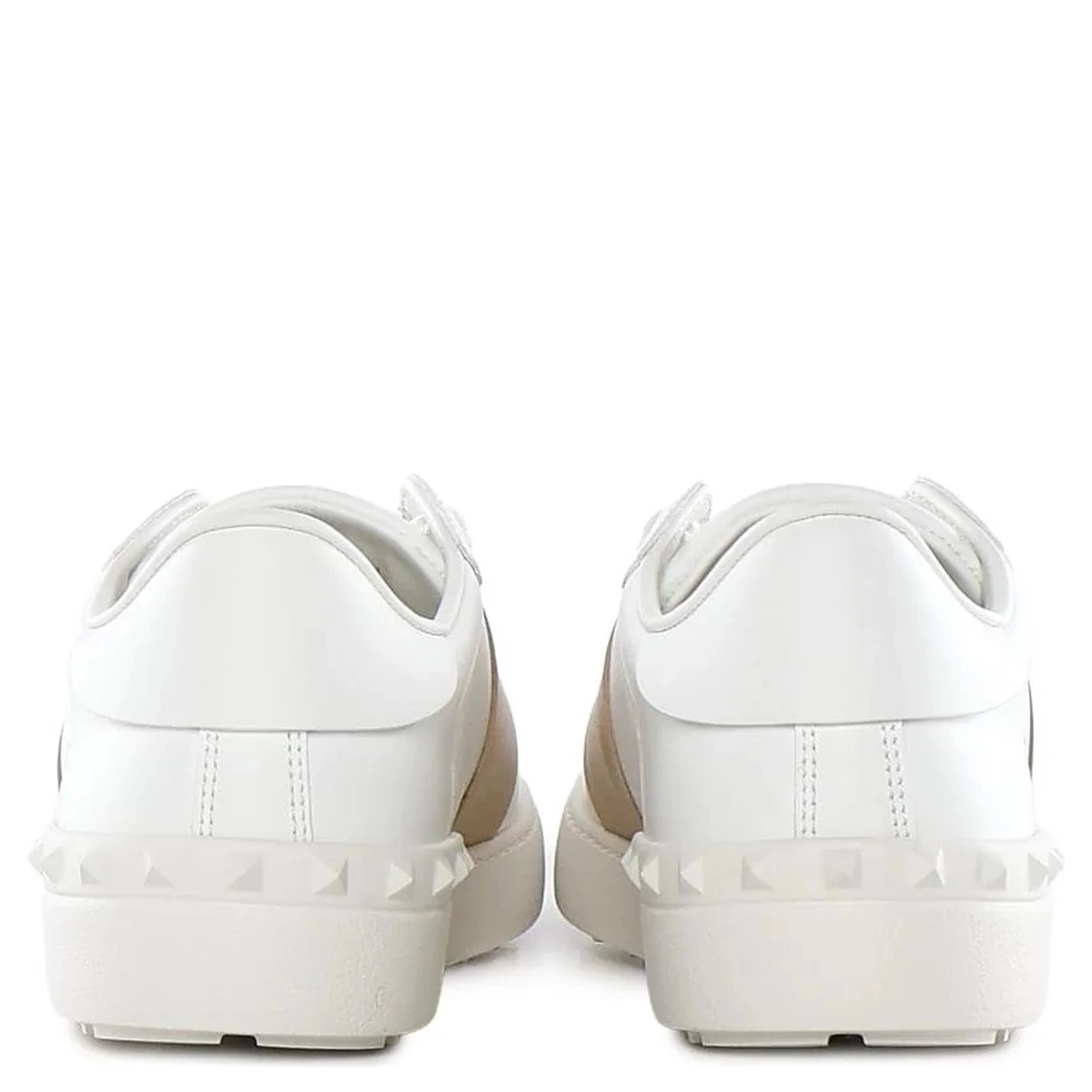 "Open" sneakers in leather