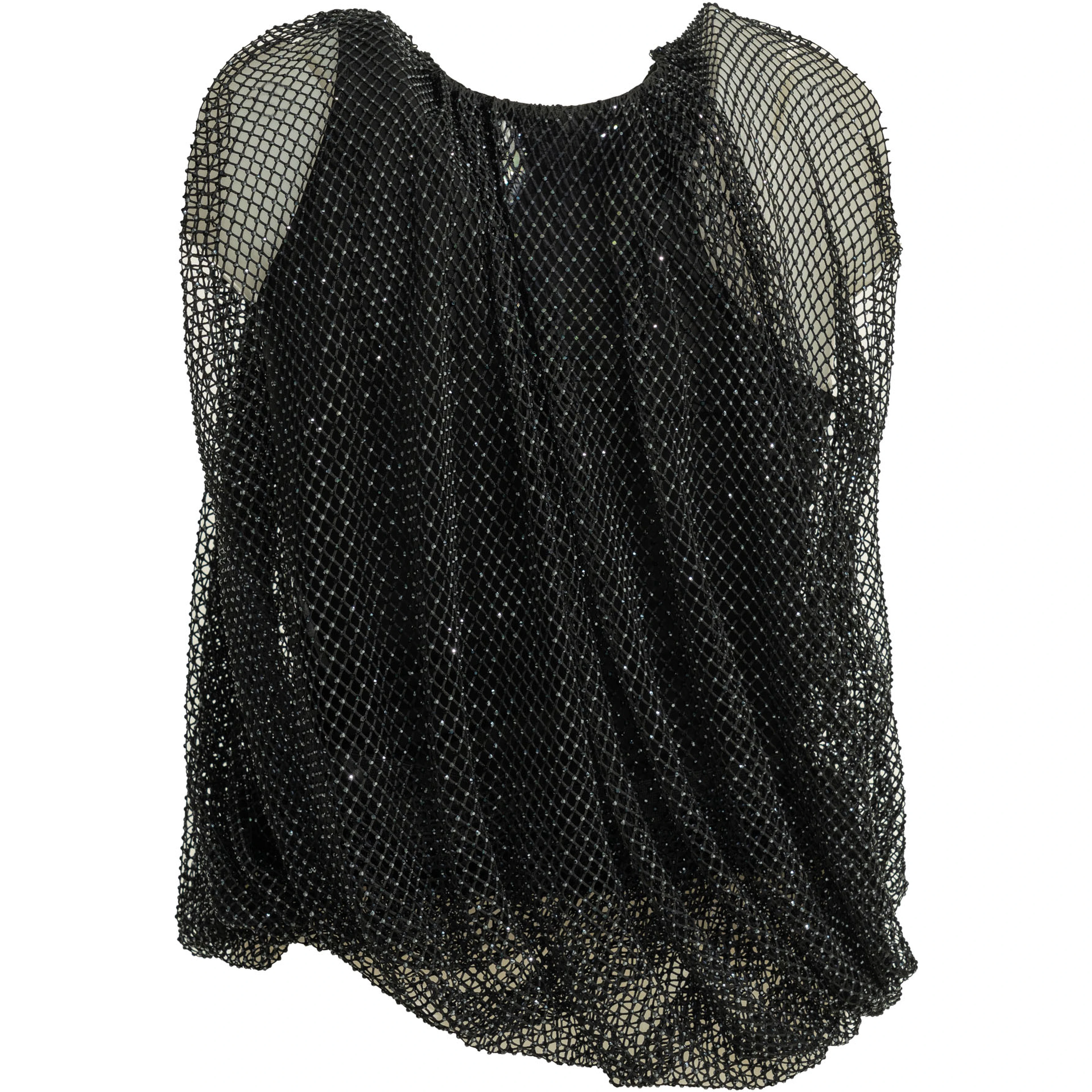 Sleeveless top with sequins