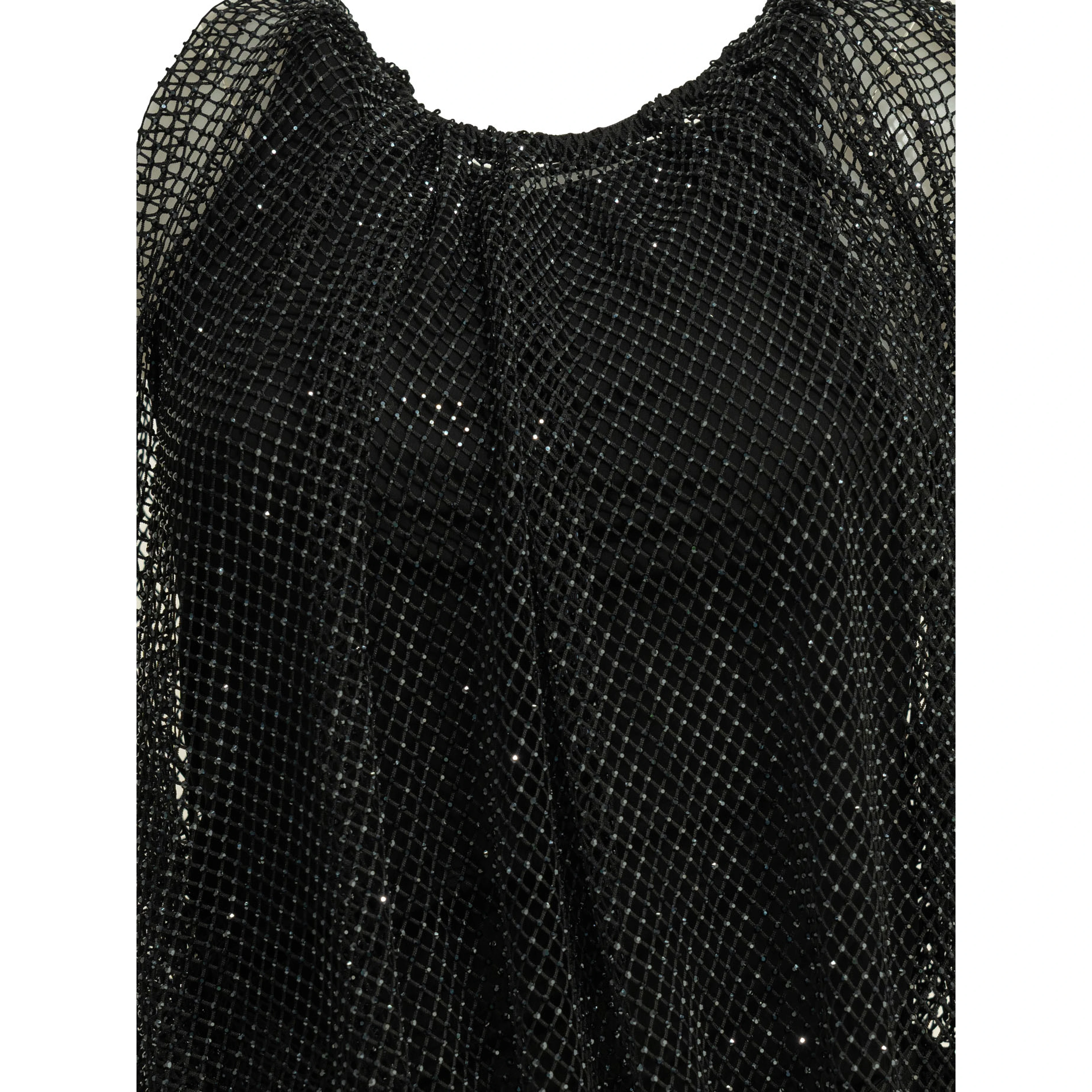 Sleeveless top with sequins