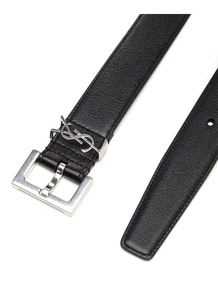 Belt with monogram alternative