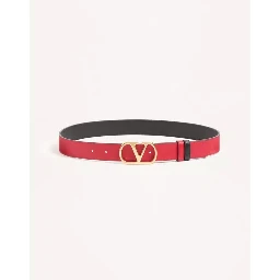 "VLogo Signature" reversible leather belt