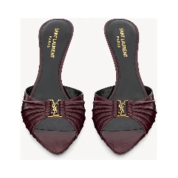"Babylone 60mm" heeled mule