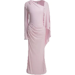 Draped long dress