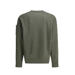 Crewneck sweatshirt with Lens logo