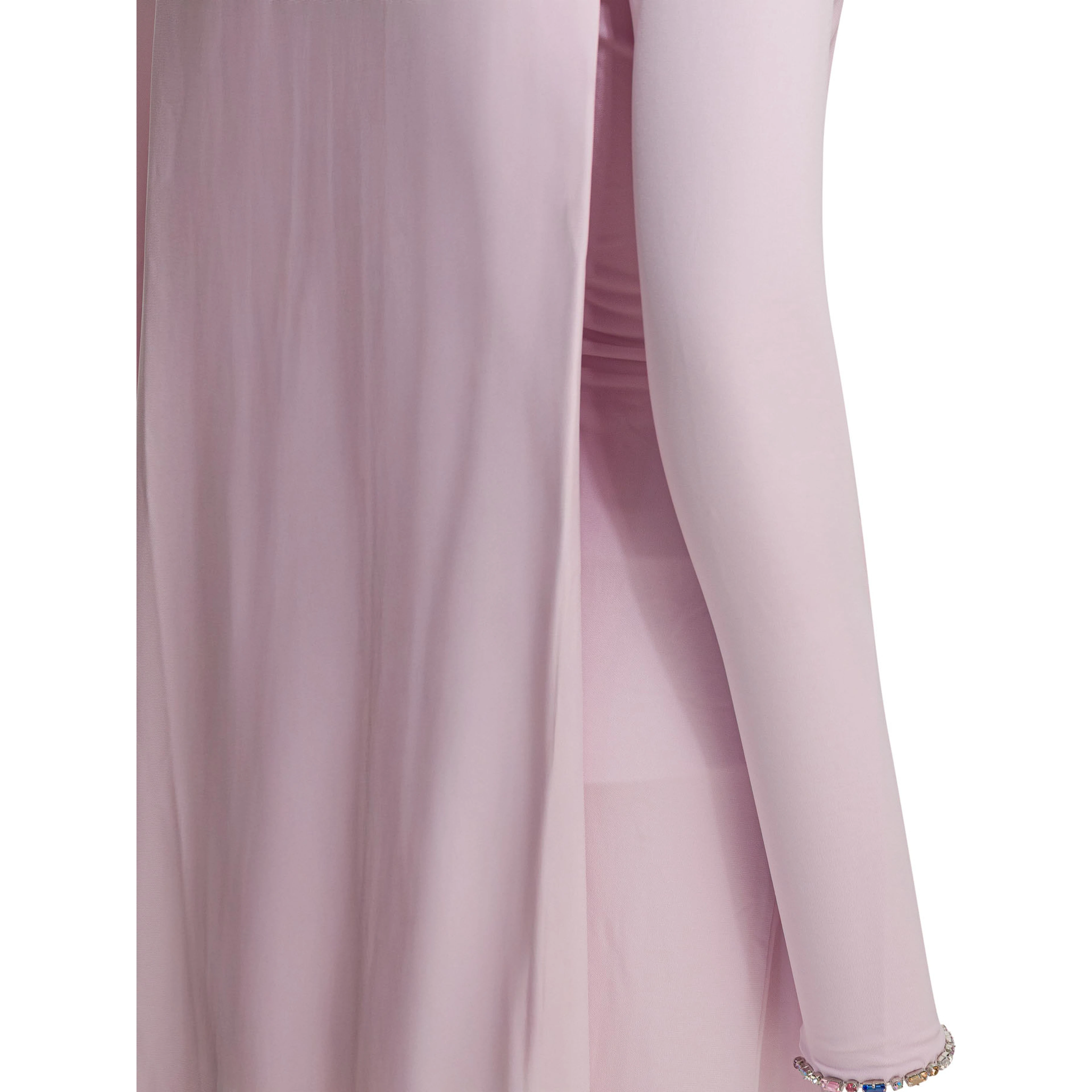 Draped long dress