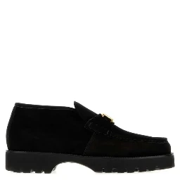 "Lord Chunky" leather loafers with gold logo