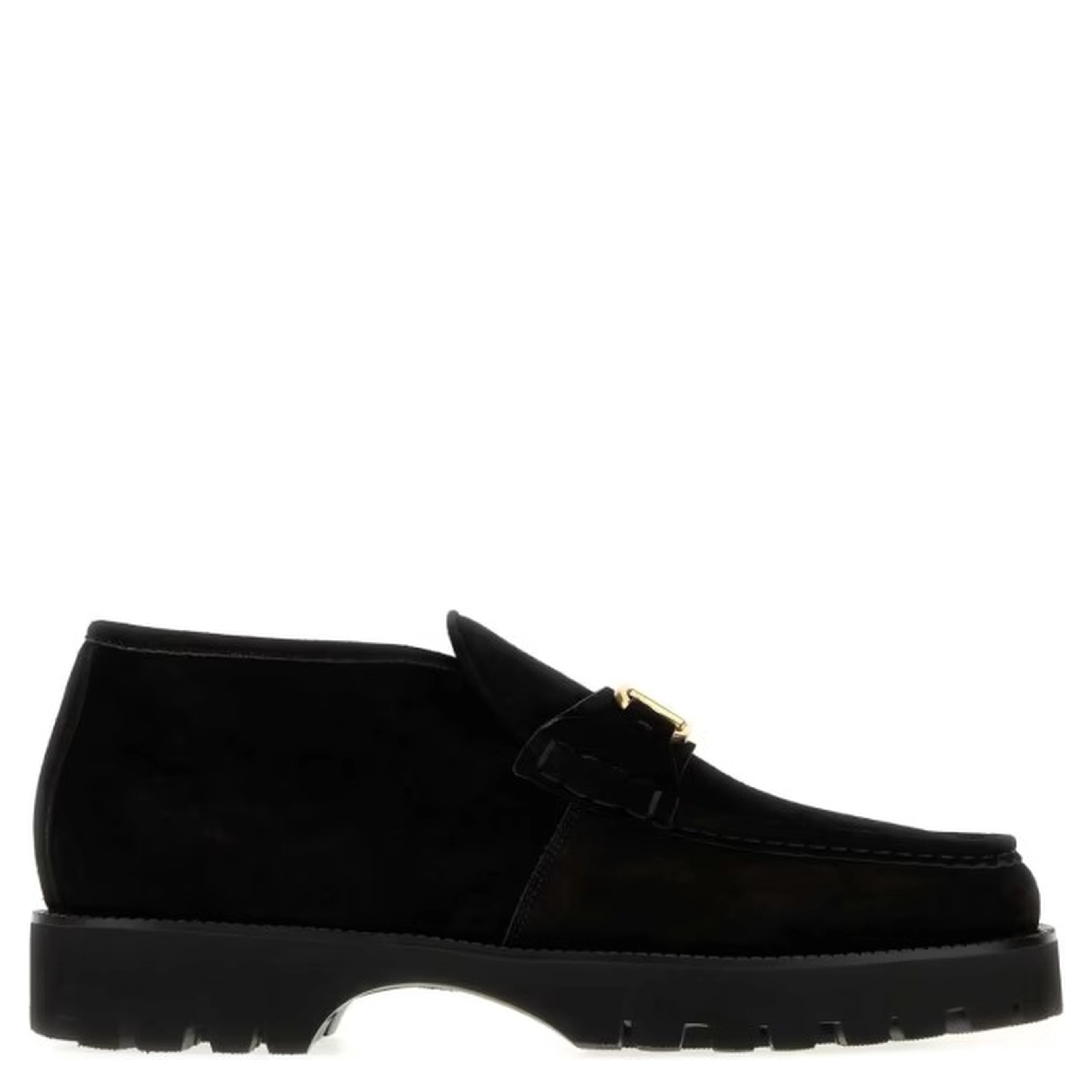 "Lord Chunky" leather loafers with gold logo
