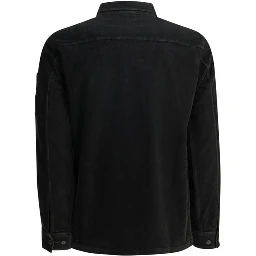 Corduroy overshirt jacket with Lens logo
