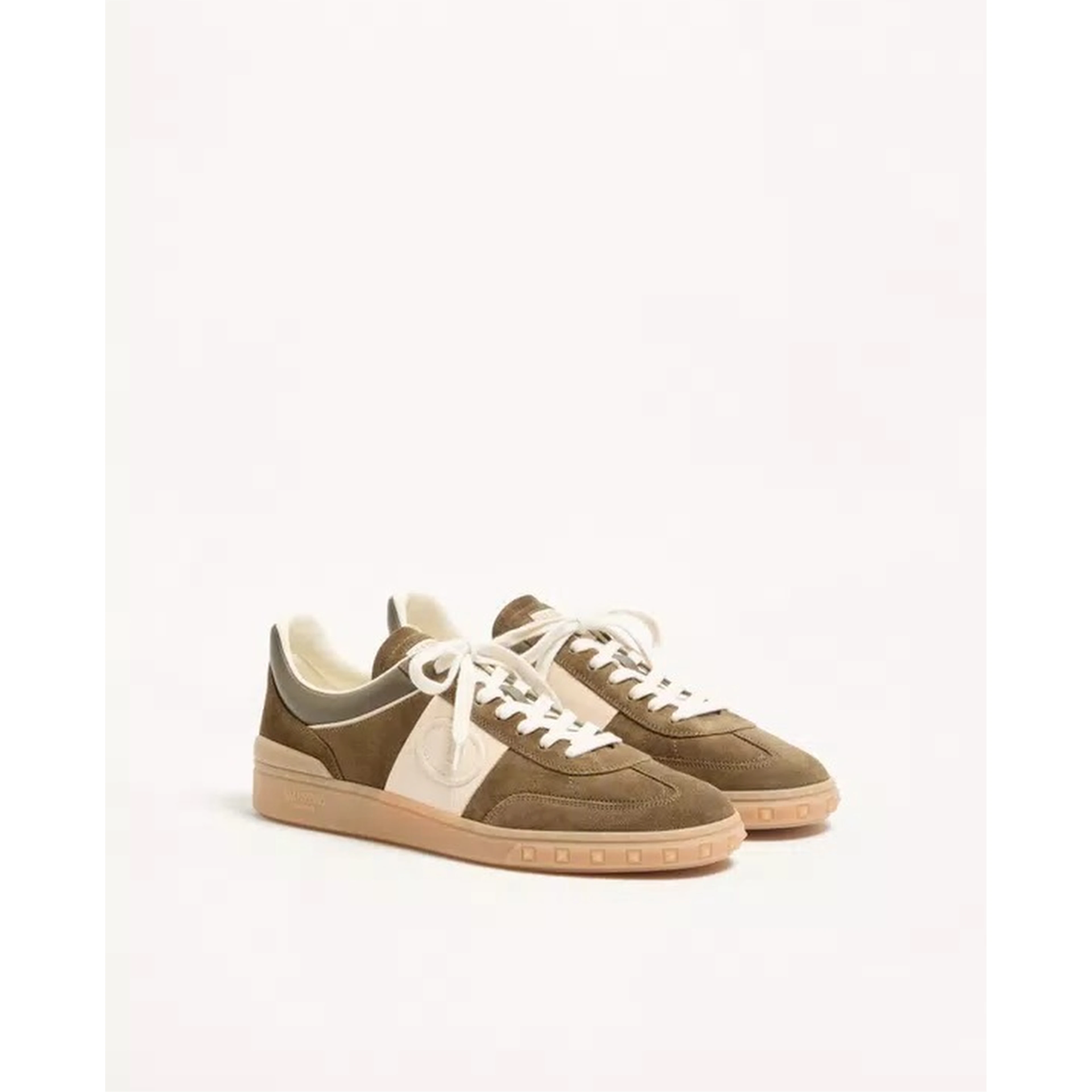 "Upvillage" sneakers in suede and nappa calfskin