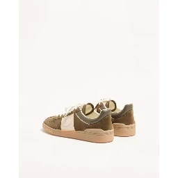 "Upvillage" sneakers in suede and nappa calfskin