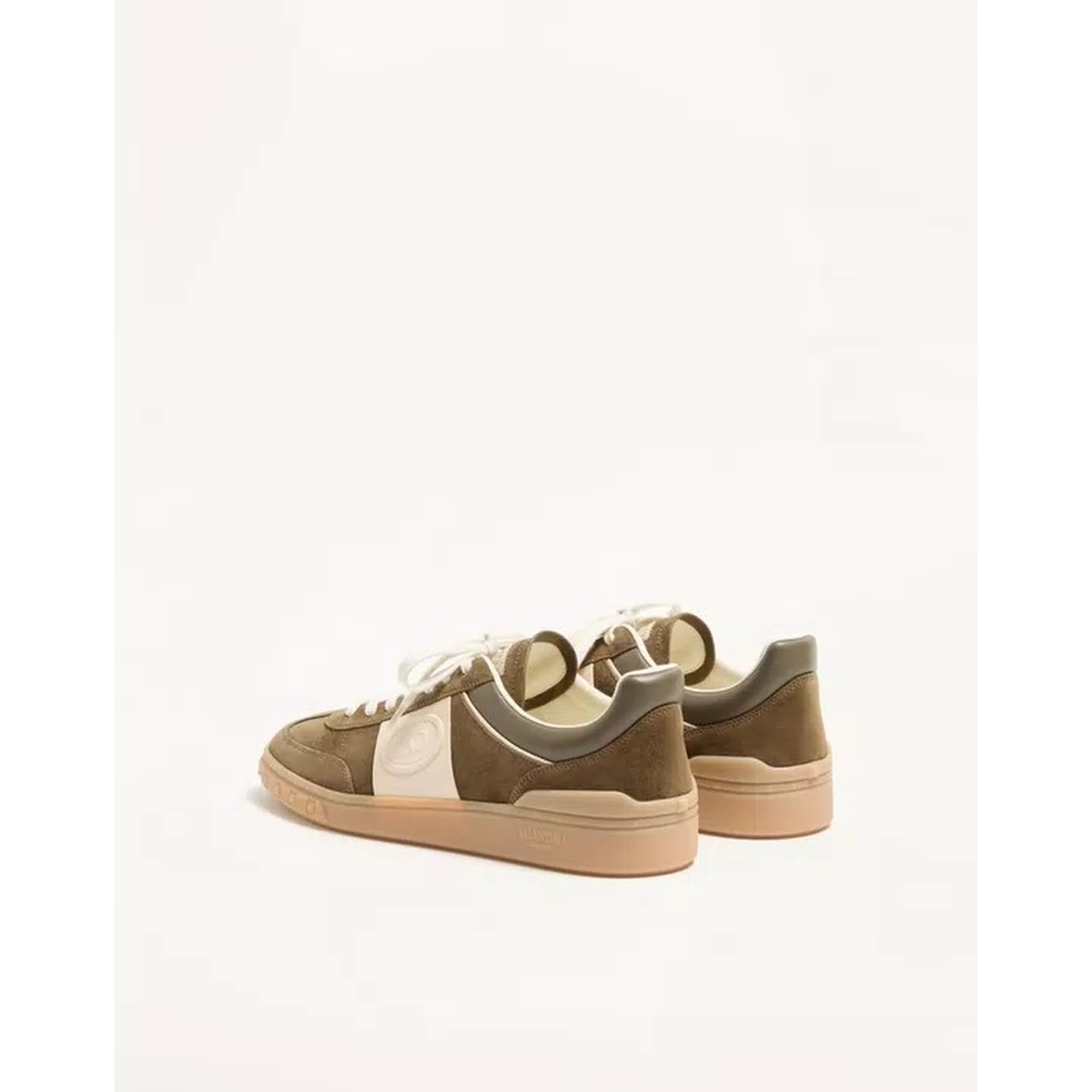 "Upvillage" sneakers in suede and nappa calfskin