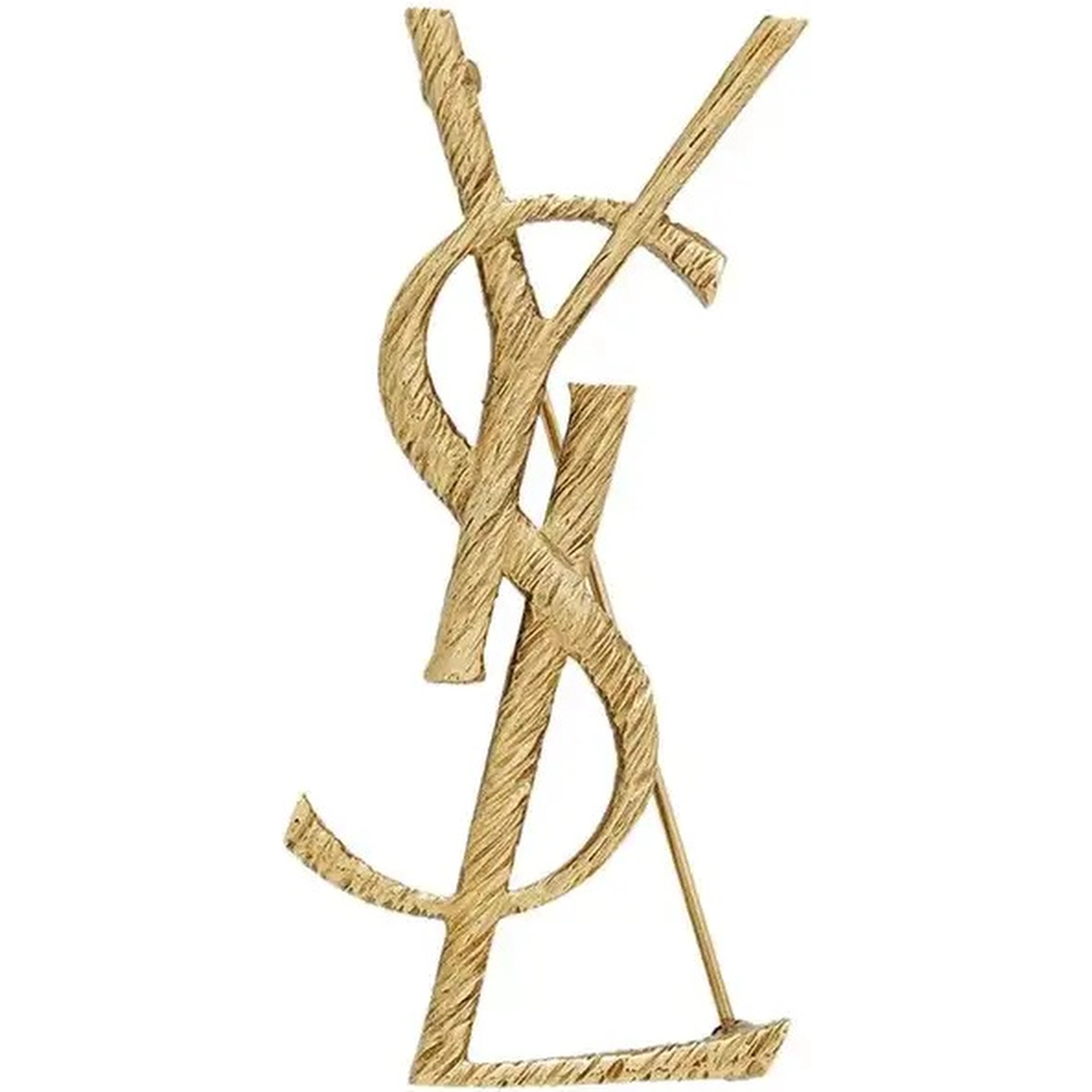 "Opyum YSL" twisted brooch