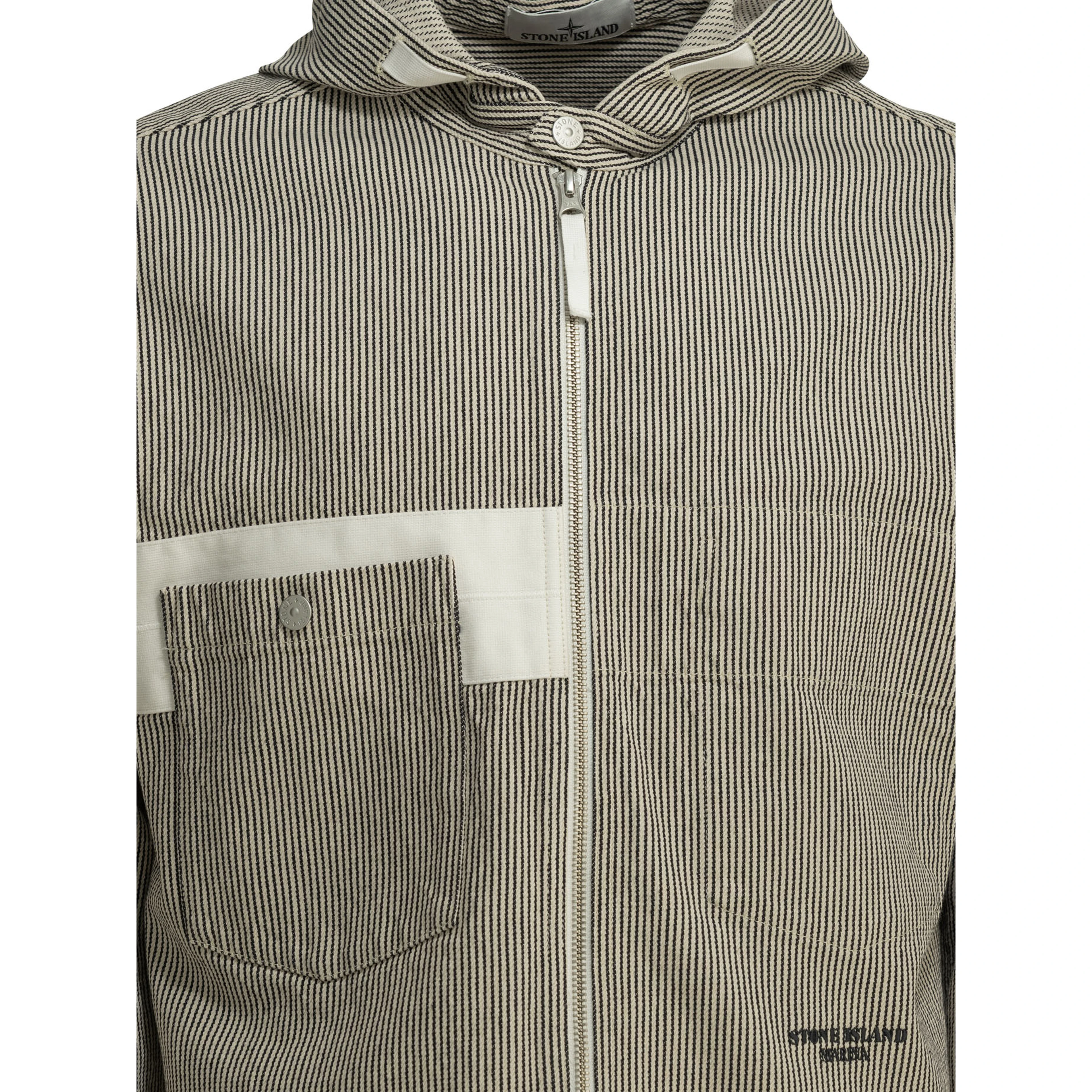 Utility jacket in nylon ripstop