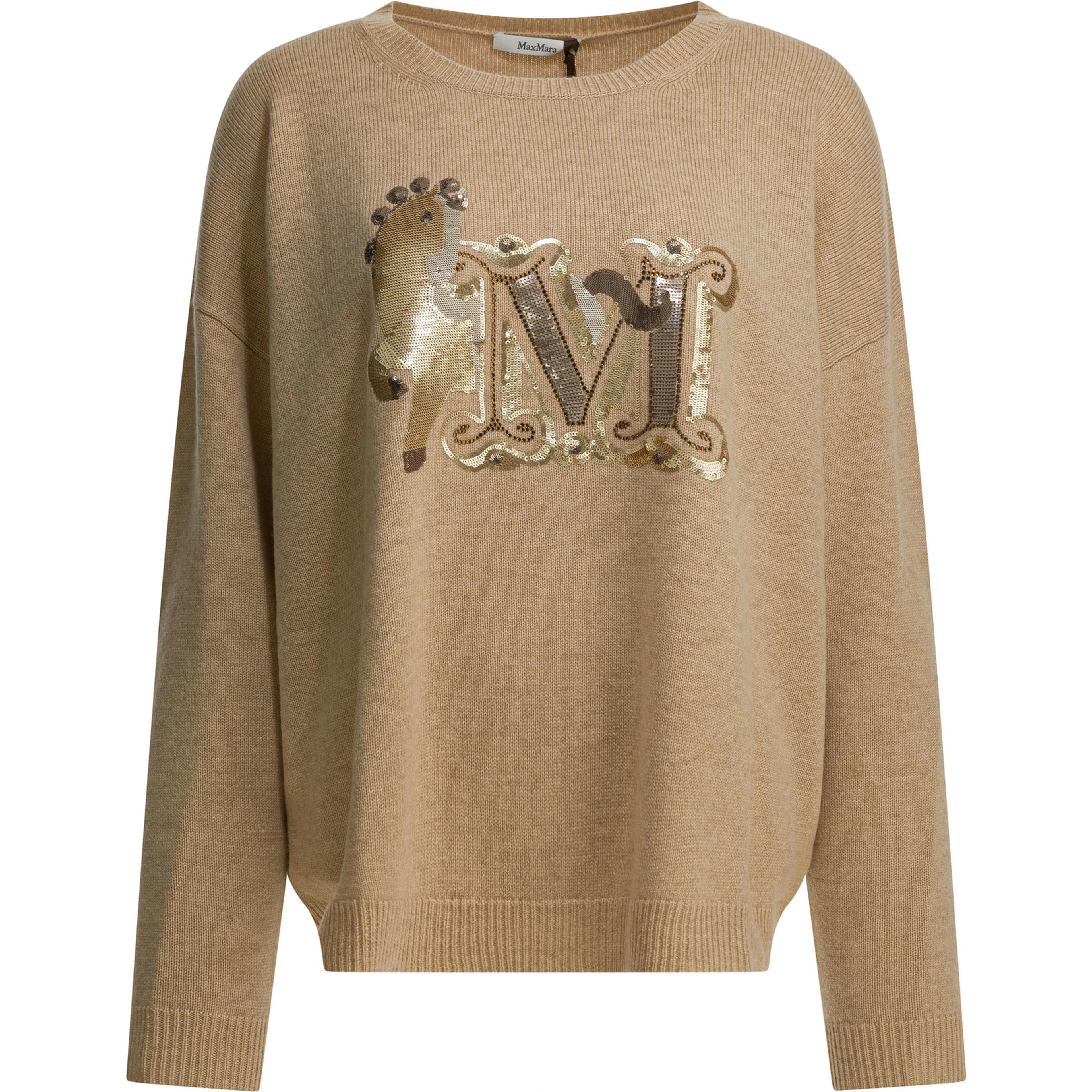 Wool and cashmere crewneck knitwear