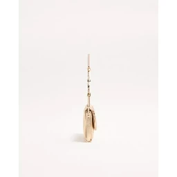 "DeVain" small shoulder bag in laminated nappa leather