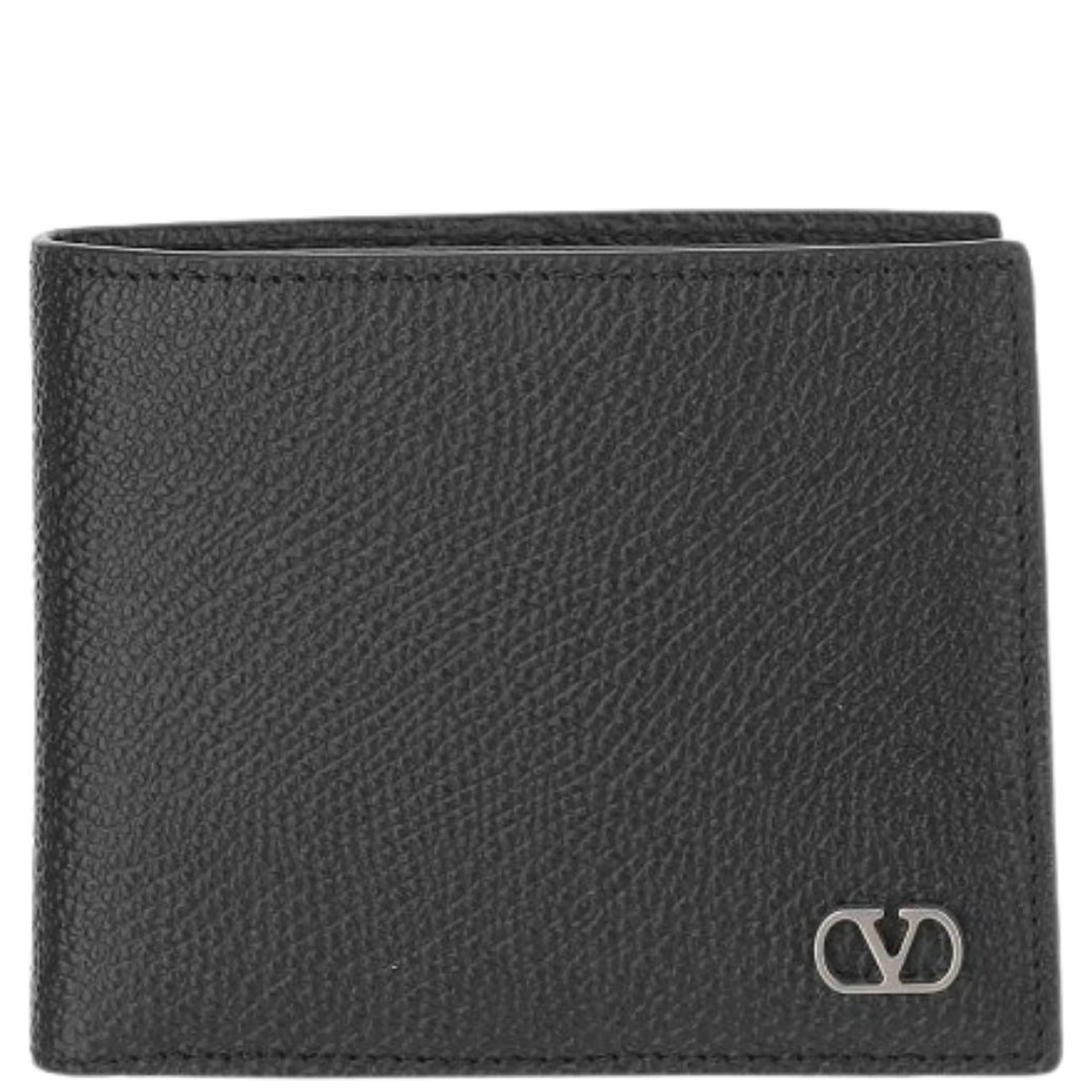 VLogo leather wallet