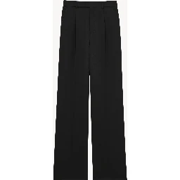 Mid-rise tailored trousers