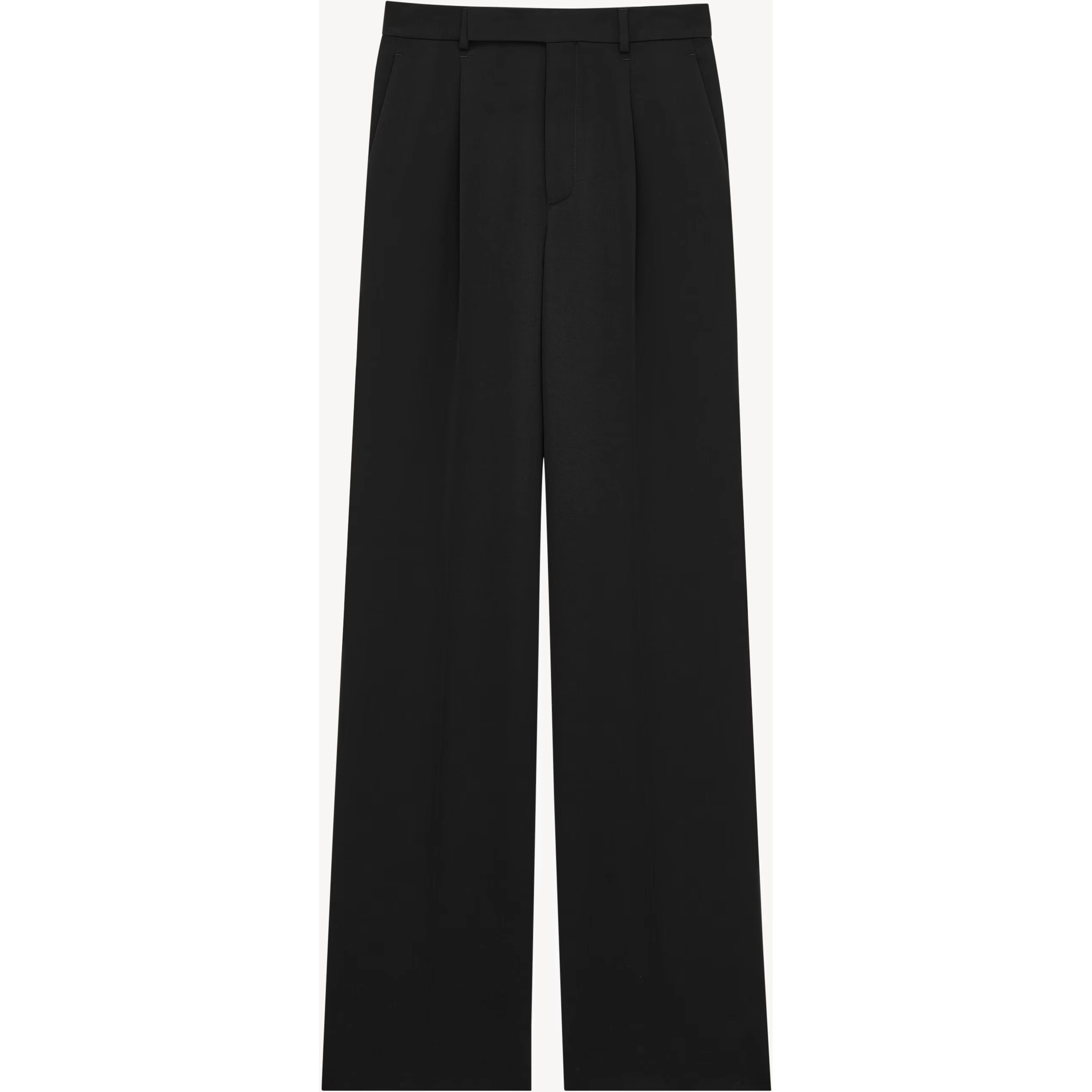 Mid-rise tailored trousers