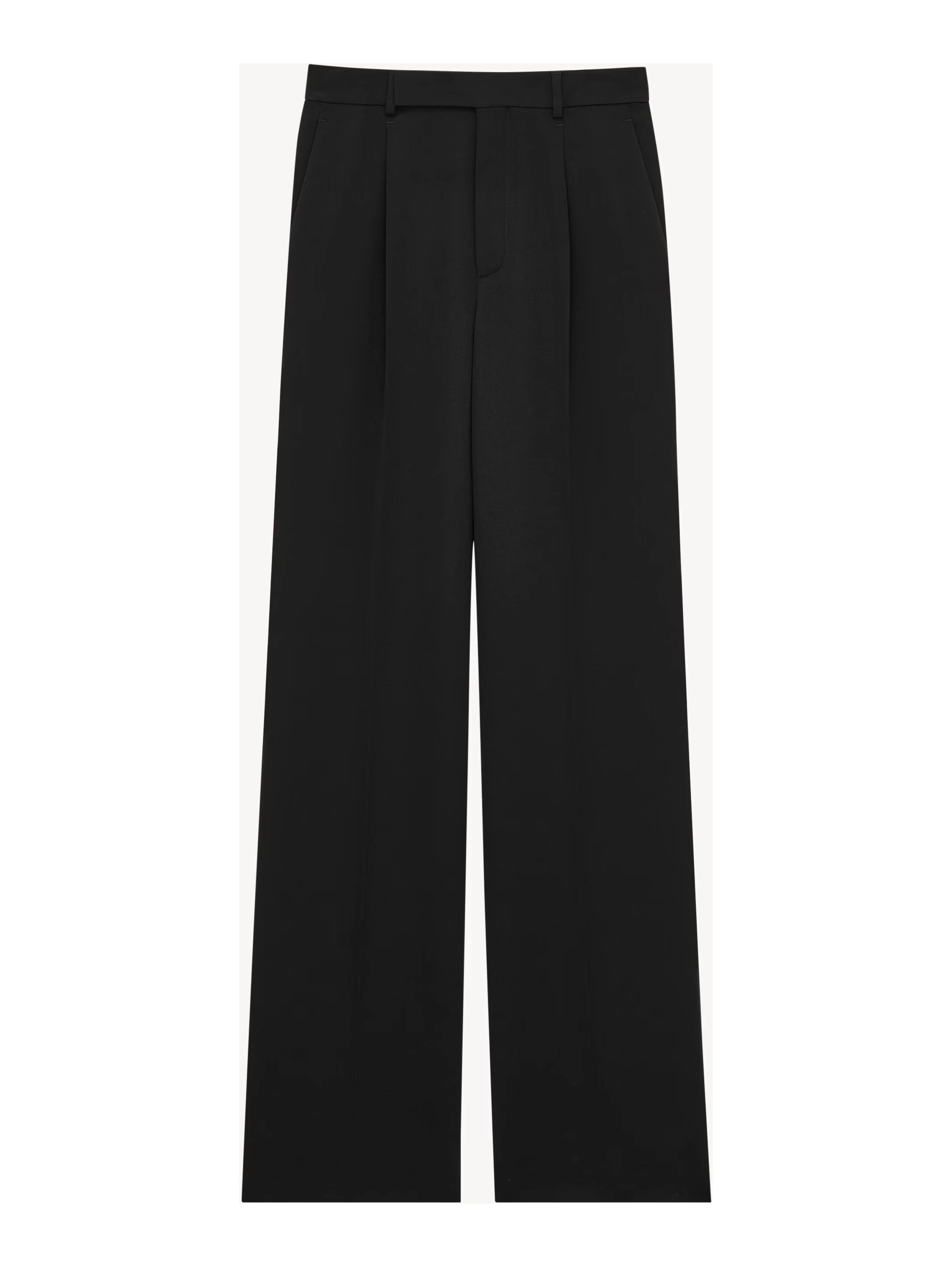 Mid-rise tailored trousers