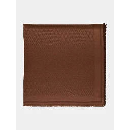"Toute La V" wool and silk scarf