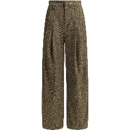 Wool high waisted pants