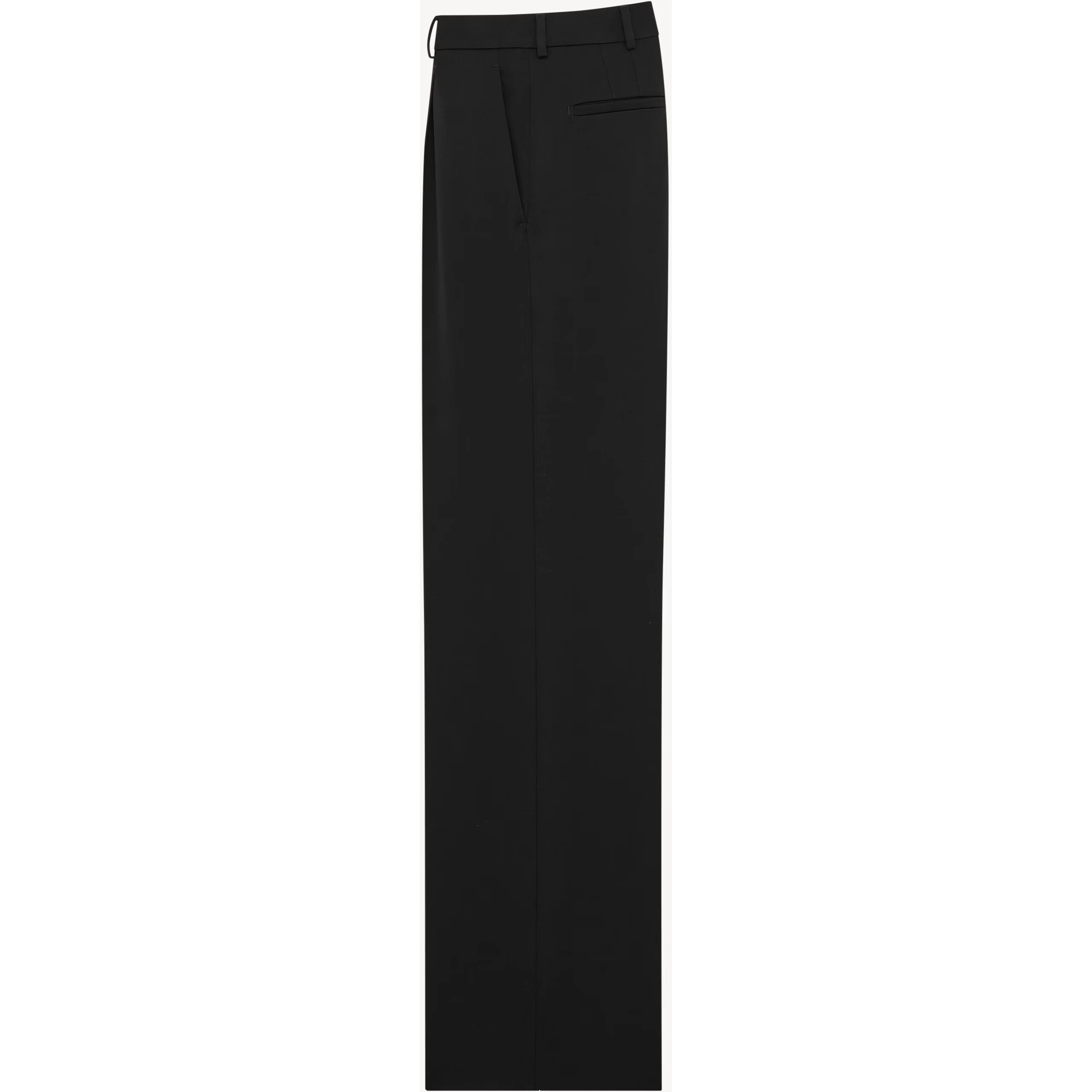 Mid-rise tailored trousers