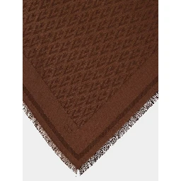"Toute La V" wool and silk scarf