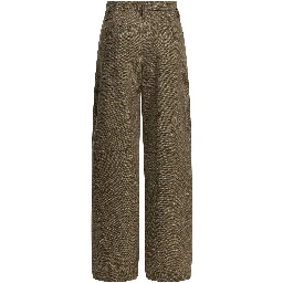 Wool high waisted pants