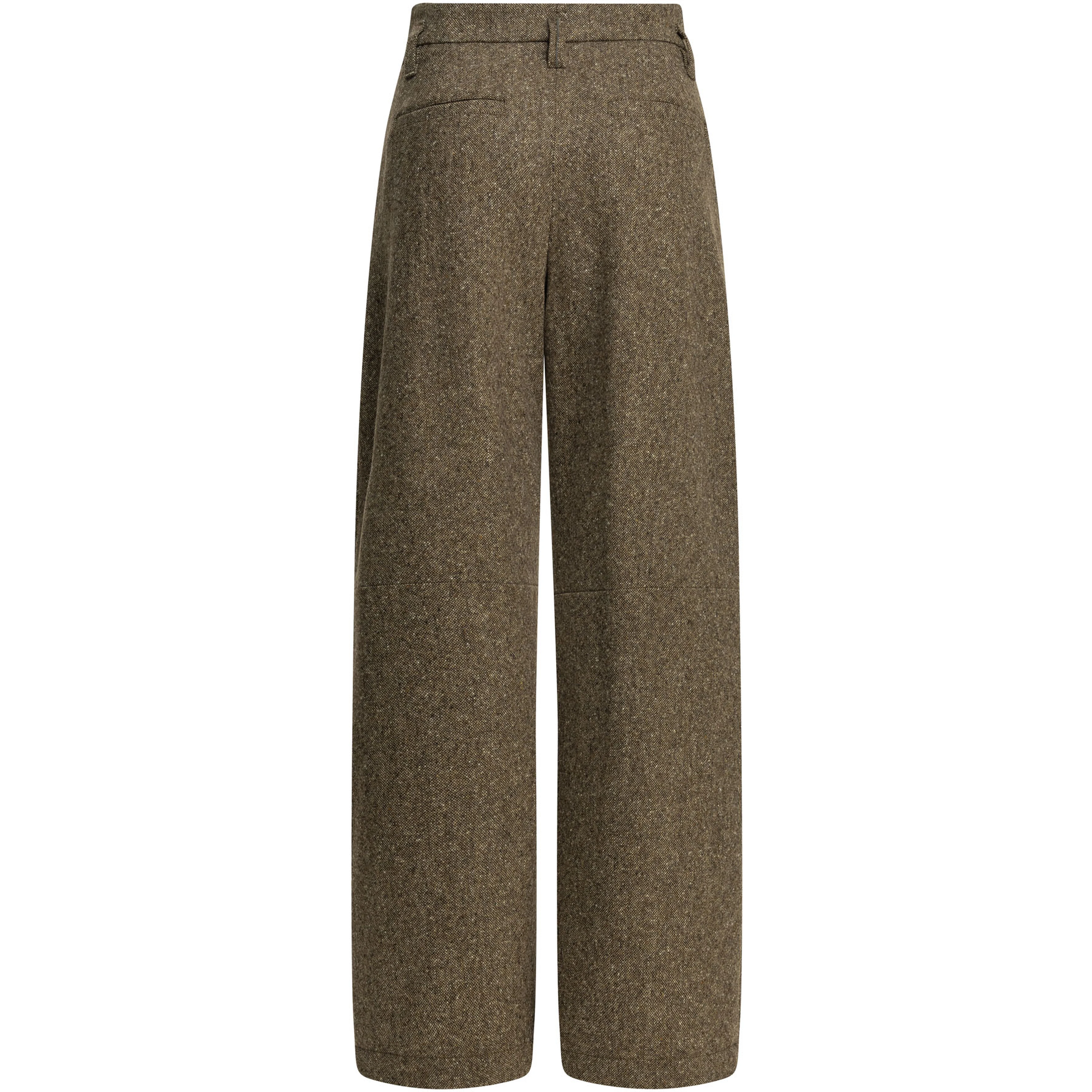 Wool high waisted pants