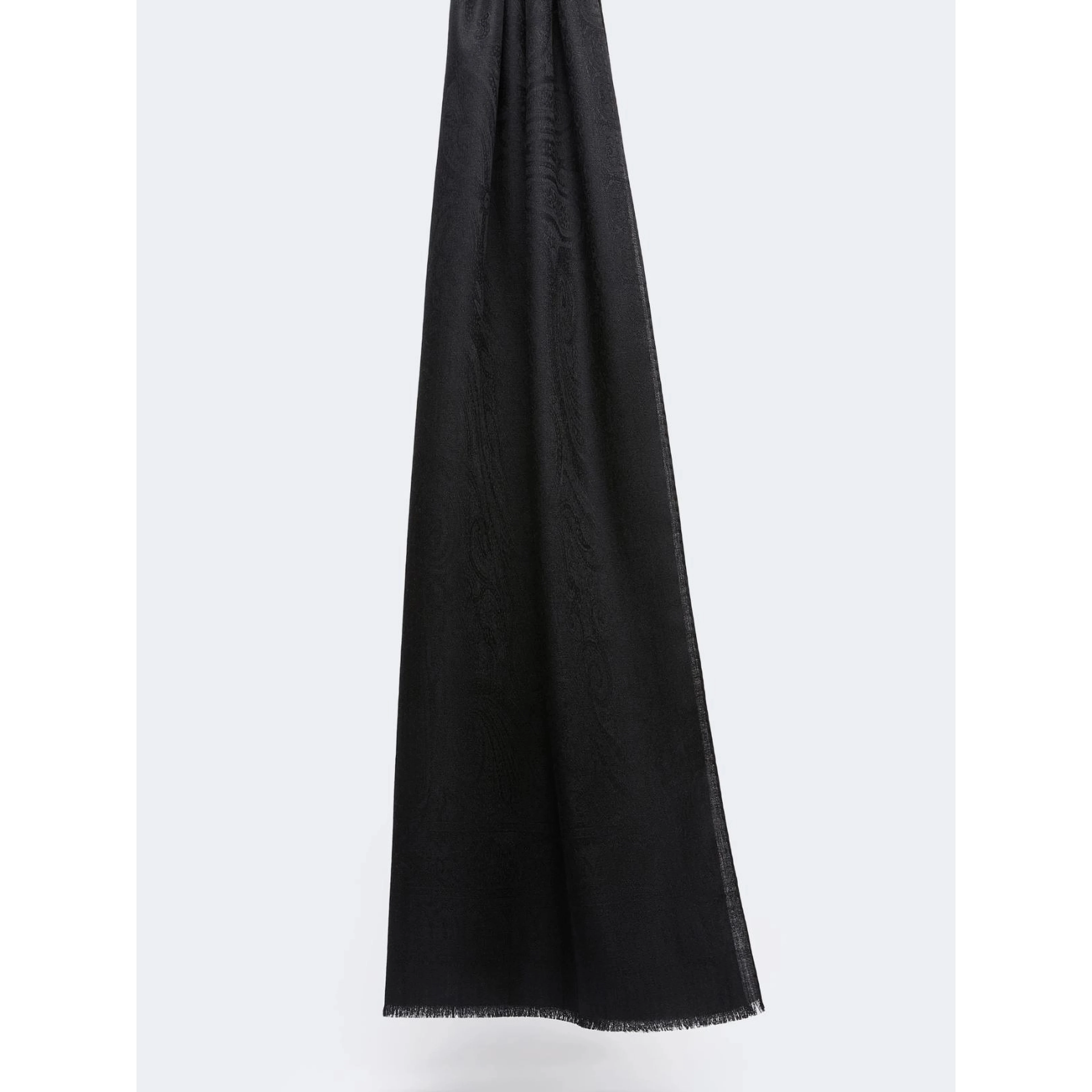 Scarf in wool and silk