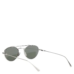 Round frame sunglasses with logo
