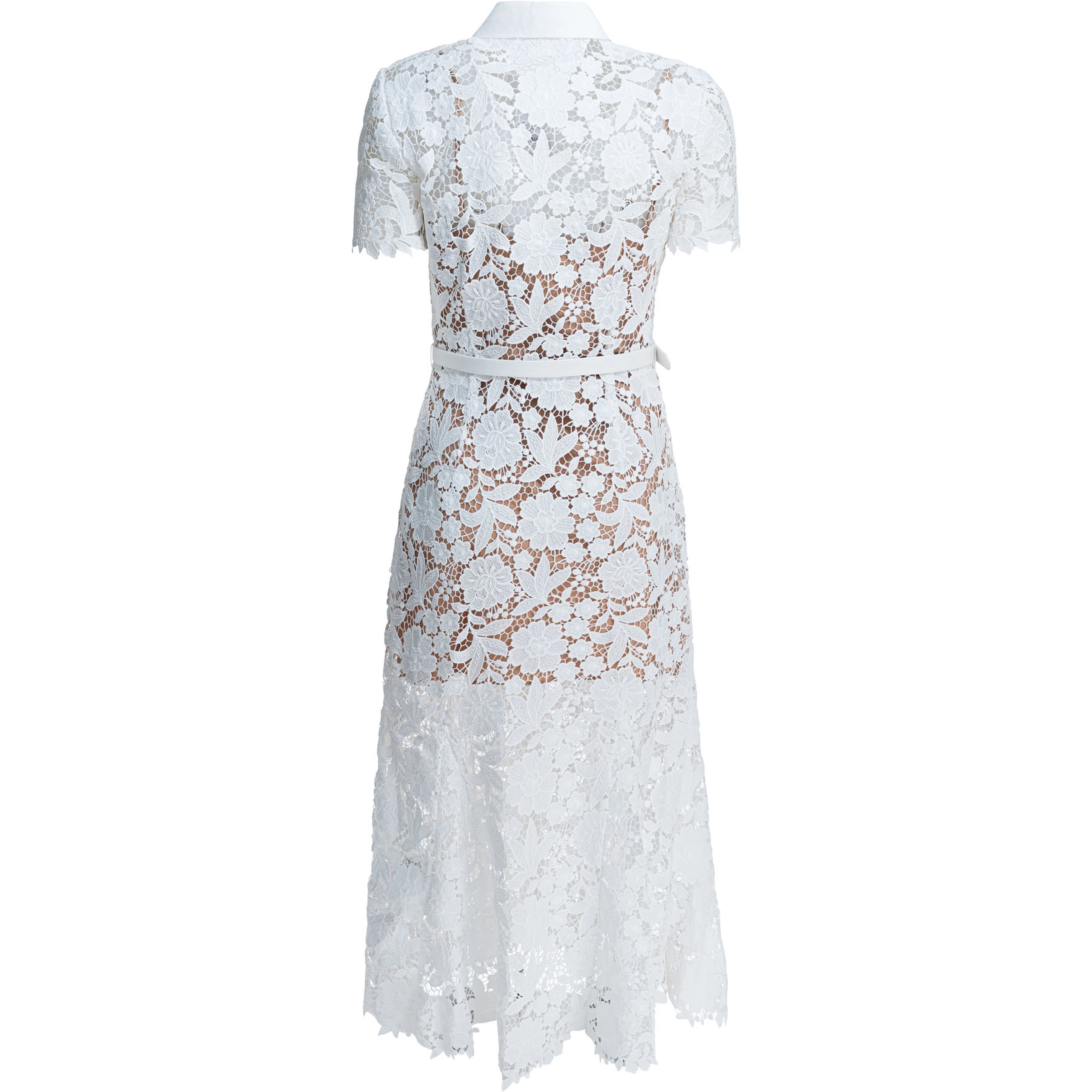 Embroidery midi dress