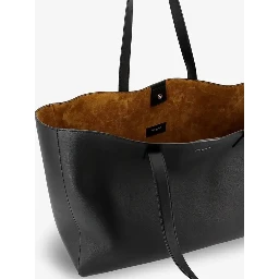 Large leather shoulder bag