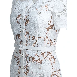 Embroidery midi dress