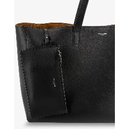 Large leather shoulder bag