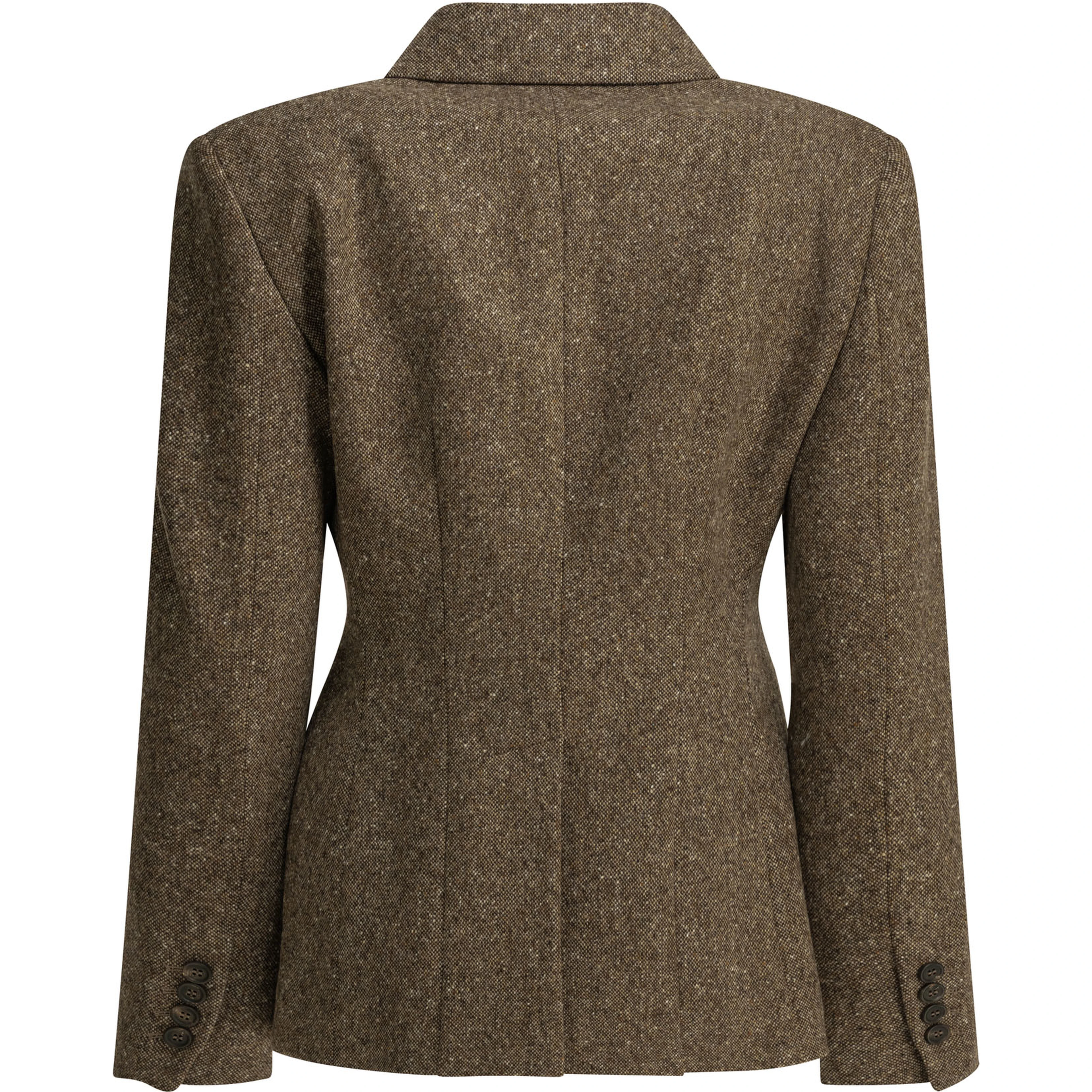 Wool double breasted jacket