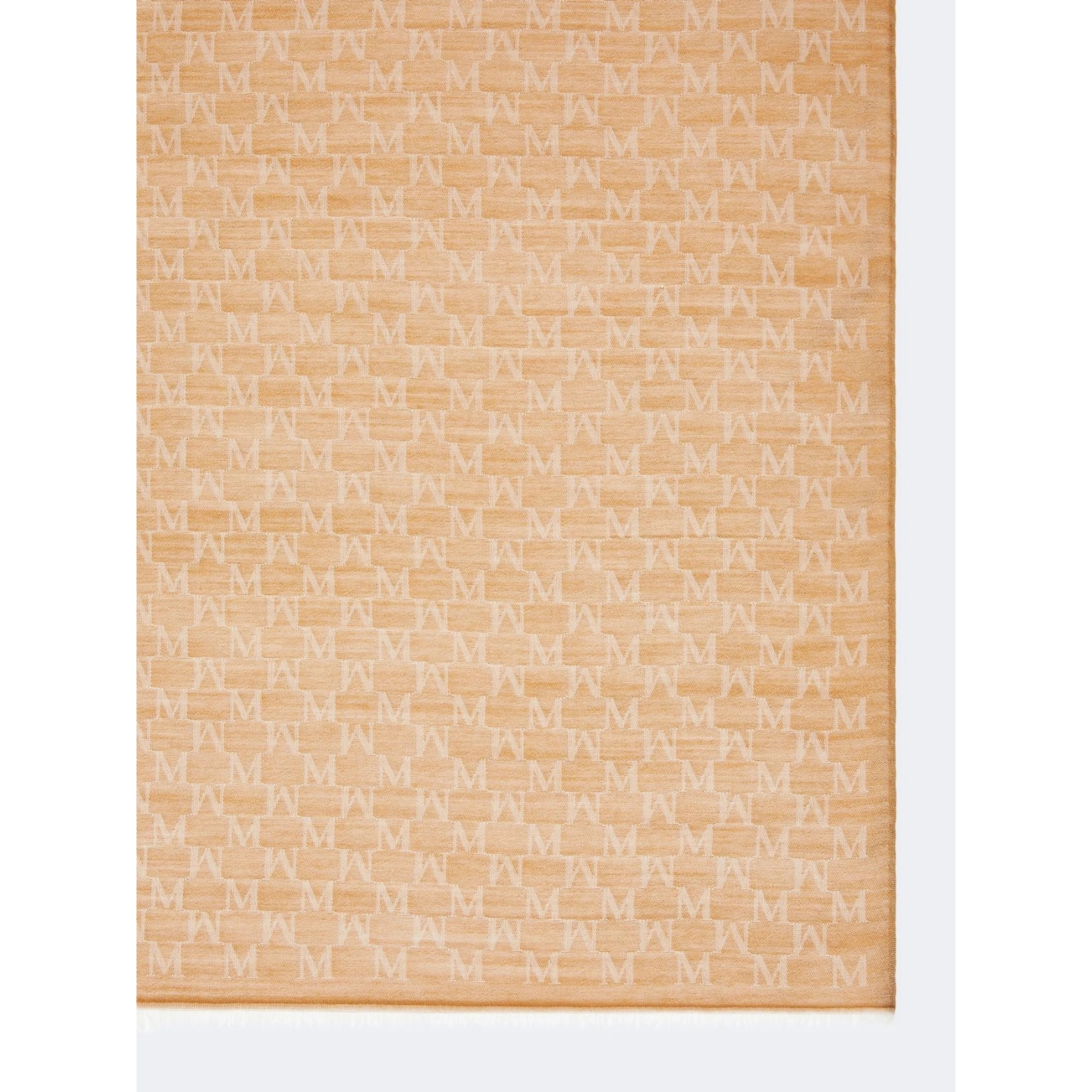 Scarf in cotton, silk and wool