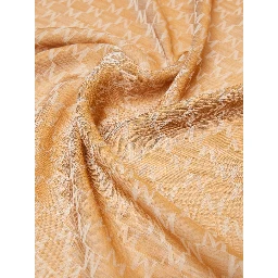 Scarf in cotton, silk and wool