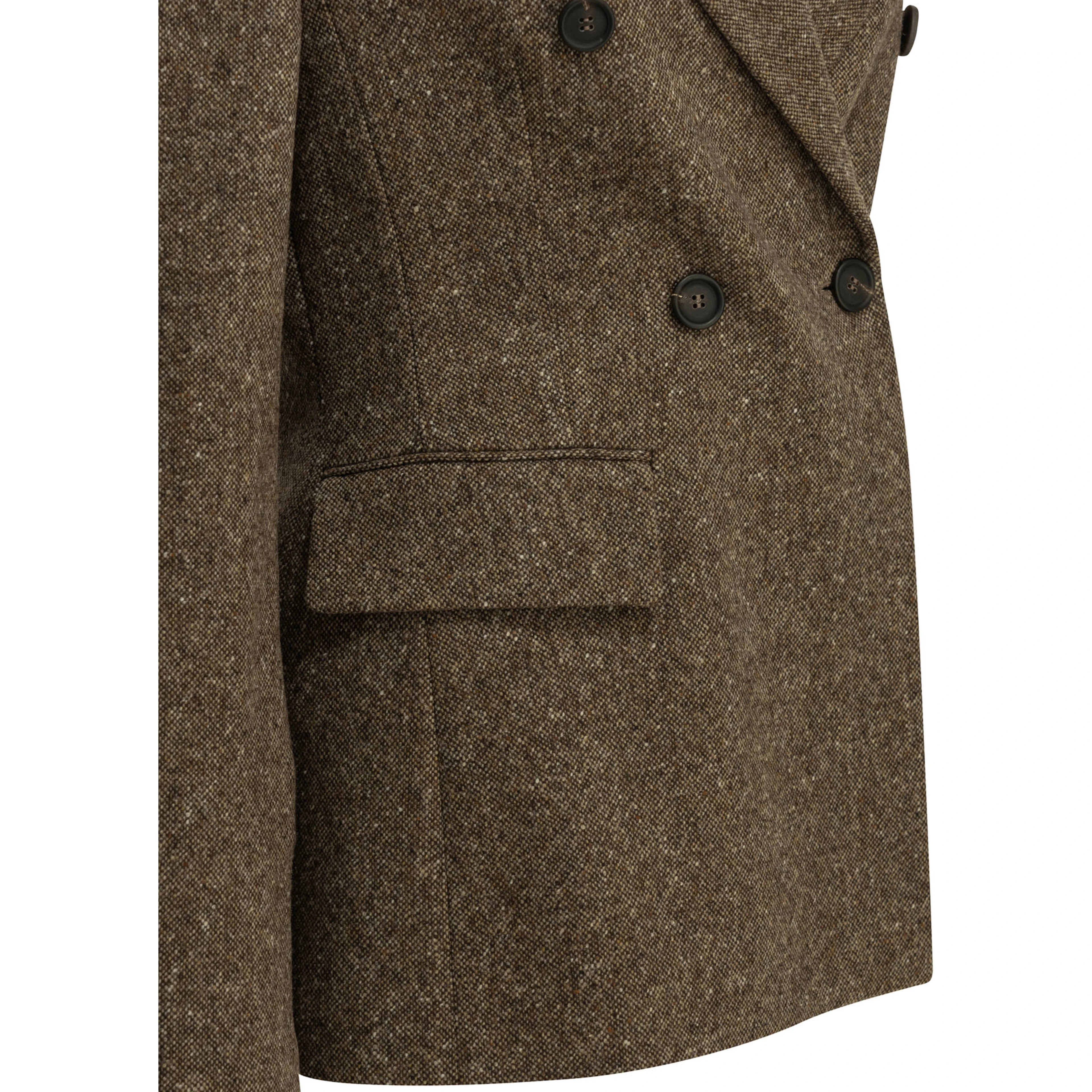 Wool double breasted jacket