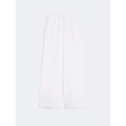 Wide leg pants in linen