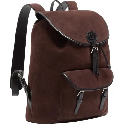 VLogo backpack in suede