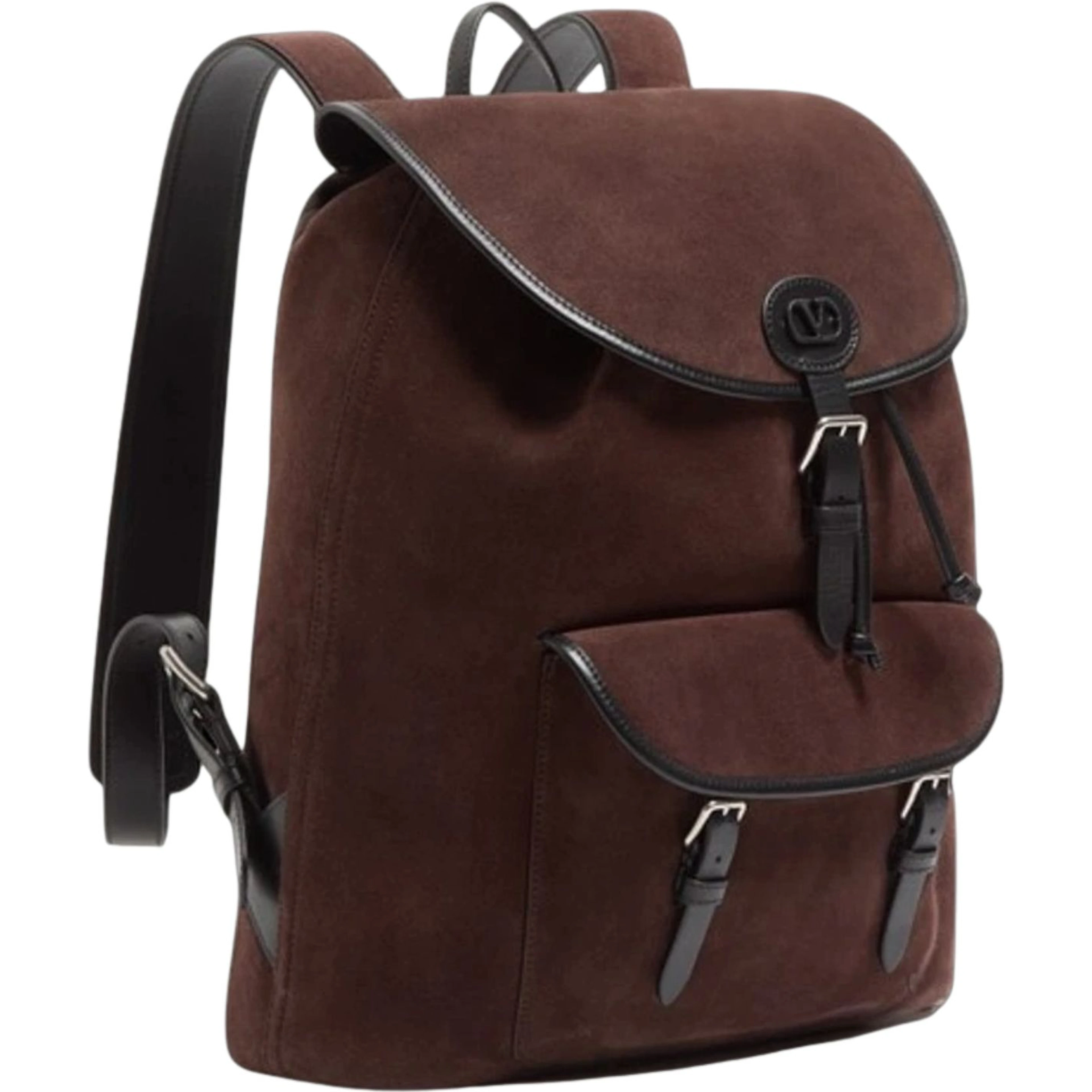 VLogo backpack in suede